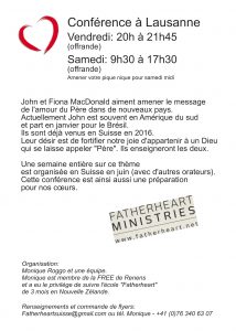 Conference en suisse